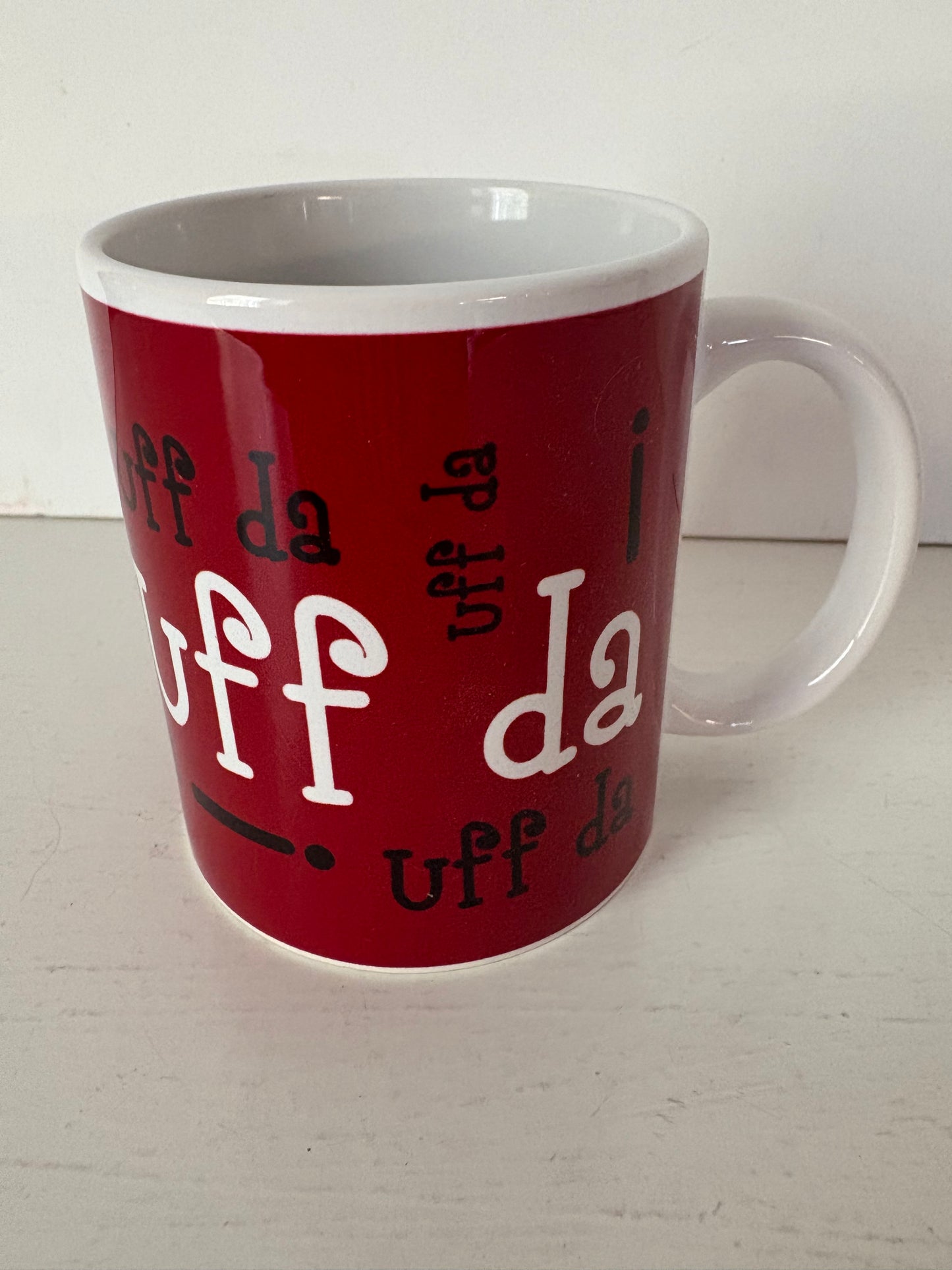 Red Multi Uff Da Mug