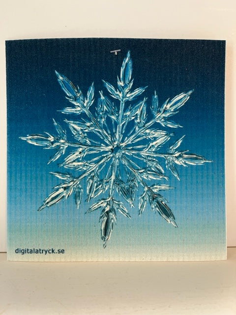 Snowflake Design on Dishcloth