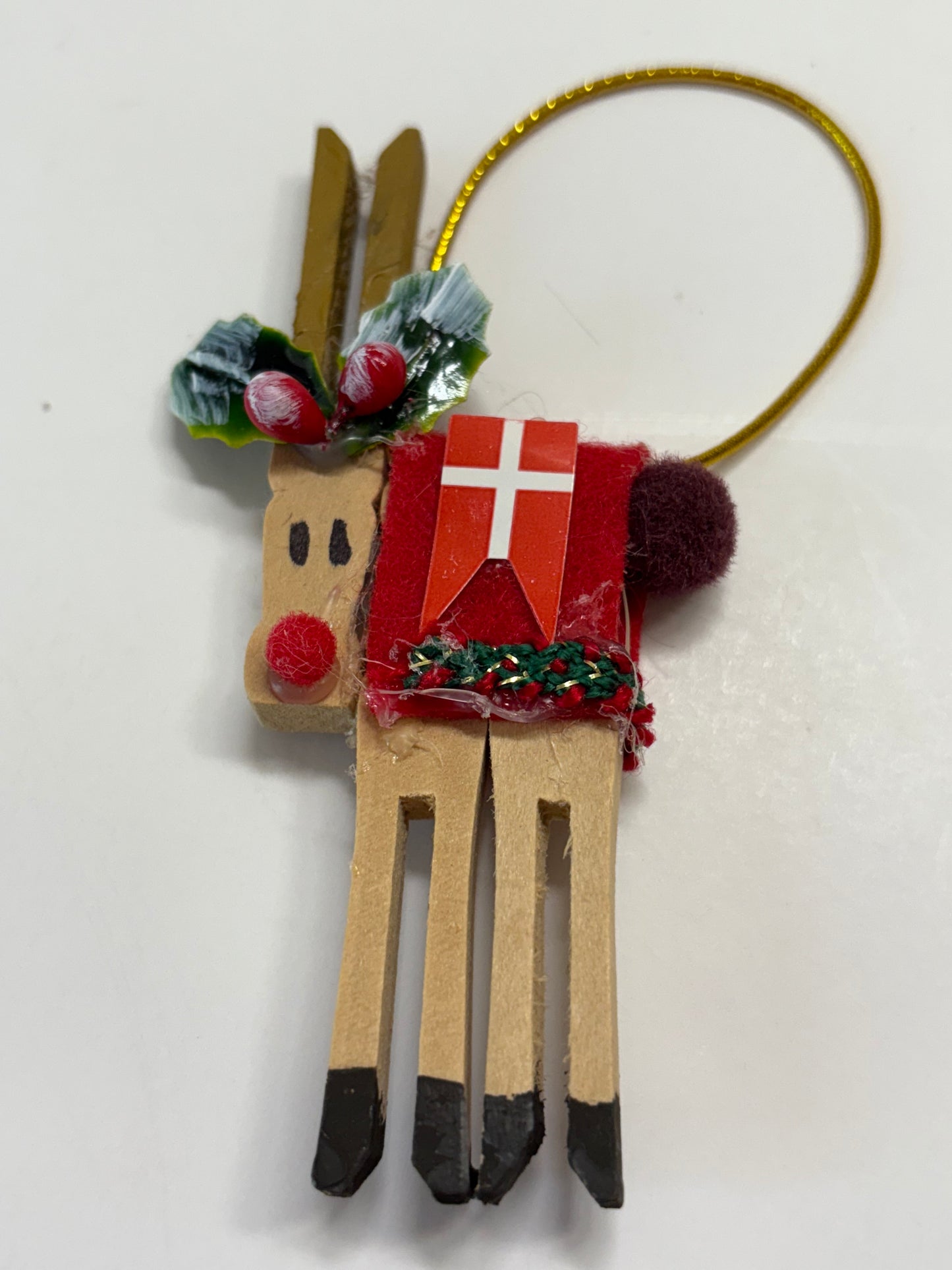 Reindeer with Danish Flag For a Saddle