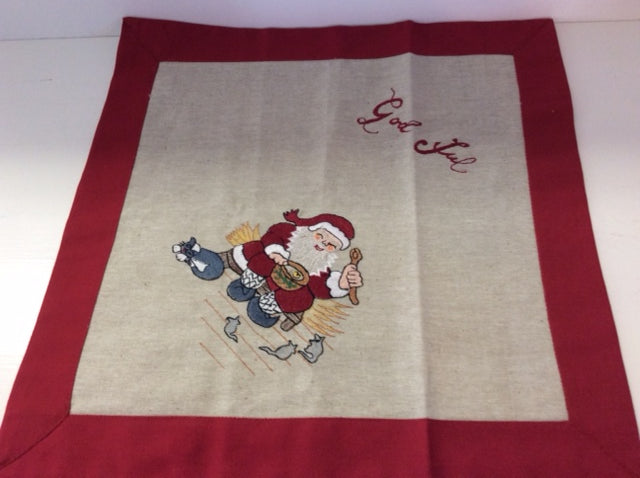 Square God Jul Cloth