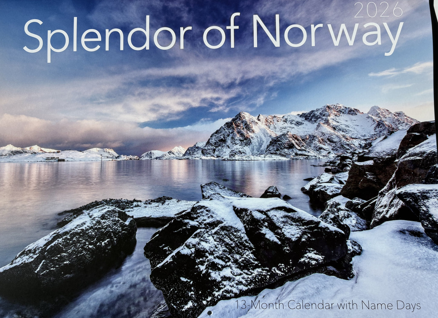 Splendor of Norway Calendar for 2026