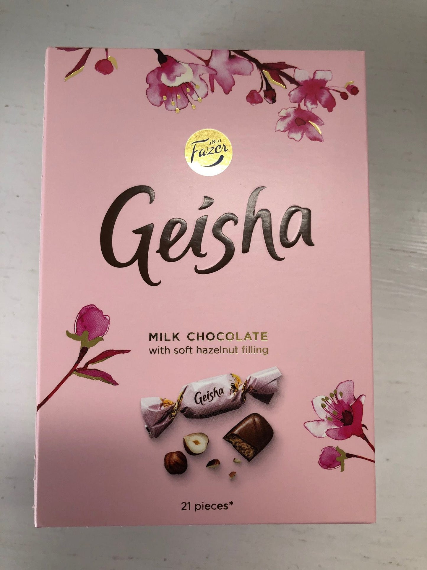Geisha Milk Chocolate with Soft Hazelnut Filling