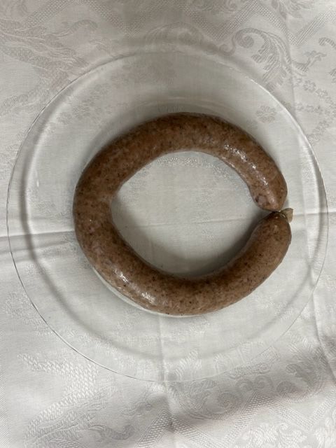Potato sausage (Potatis korv), per pound.