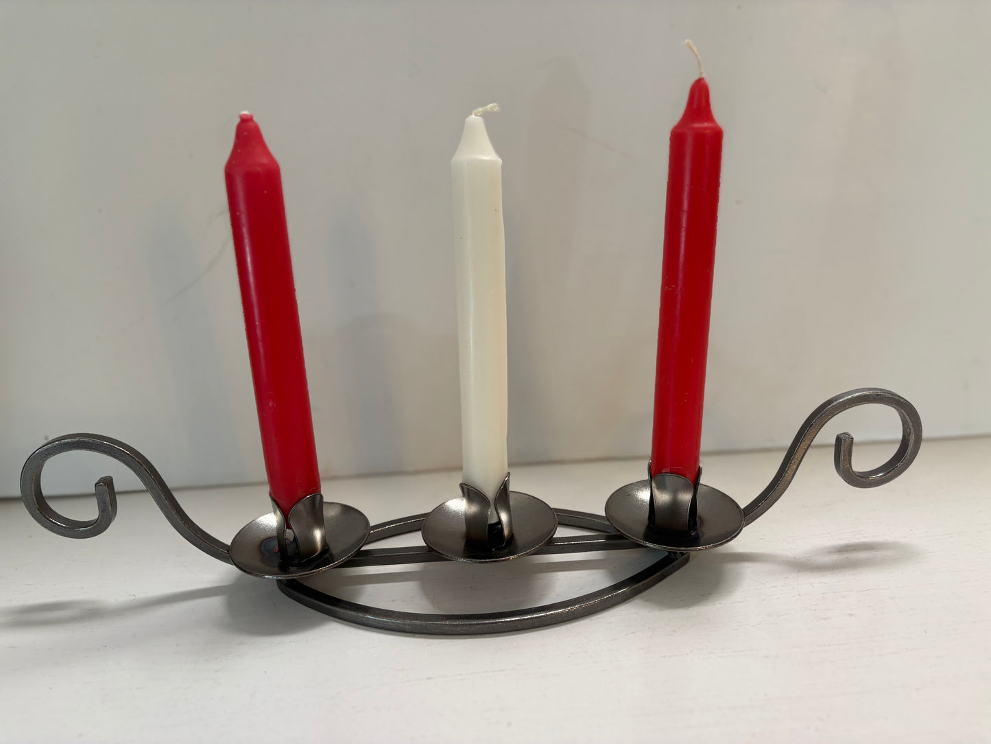 Viking Ship Candleholder in Wrought Iron