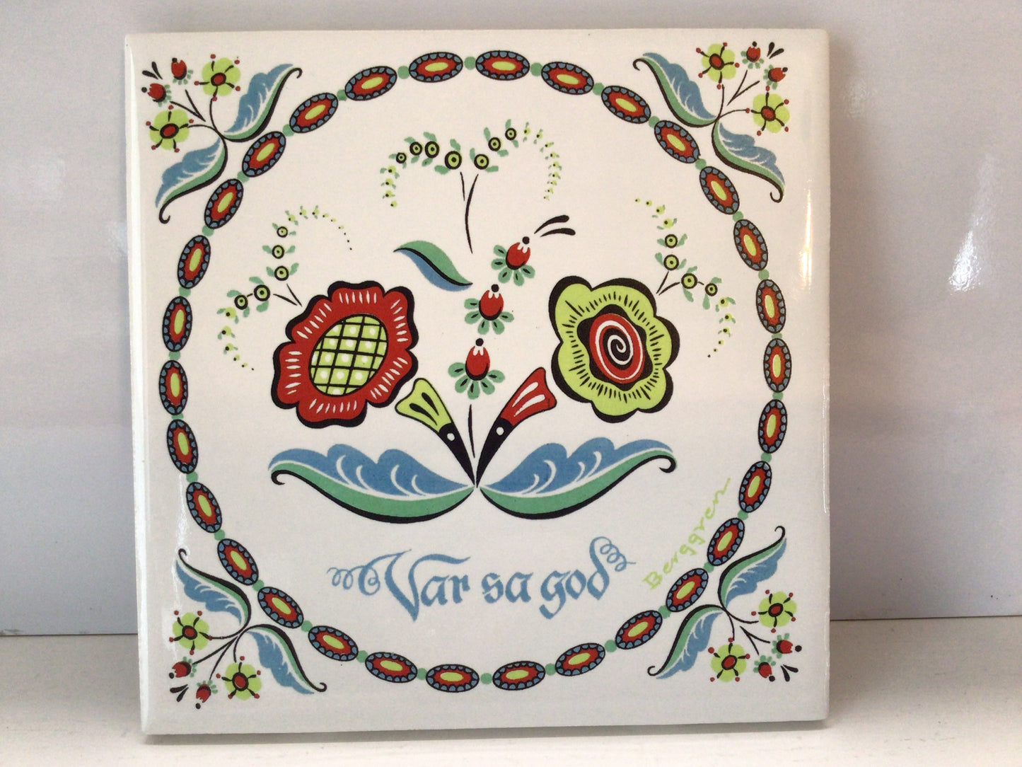 Va sa God, You Are Welcome on a Ceramic Tile