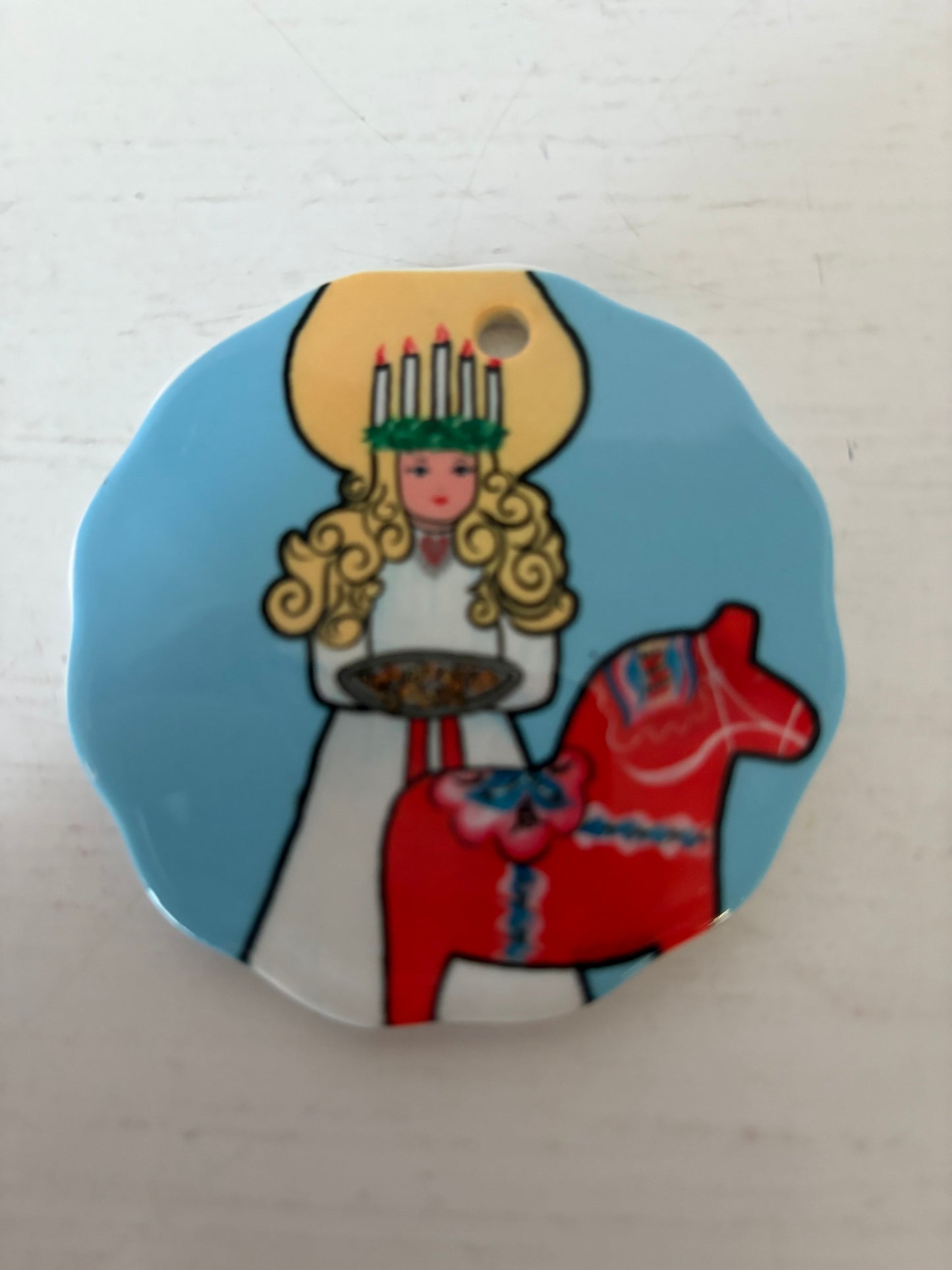 Lucia and Dala, Ceramic Ornament