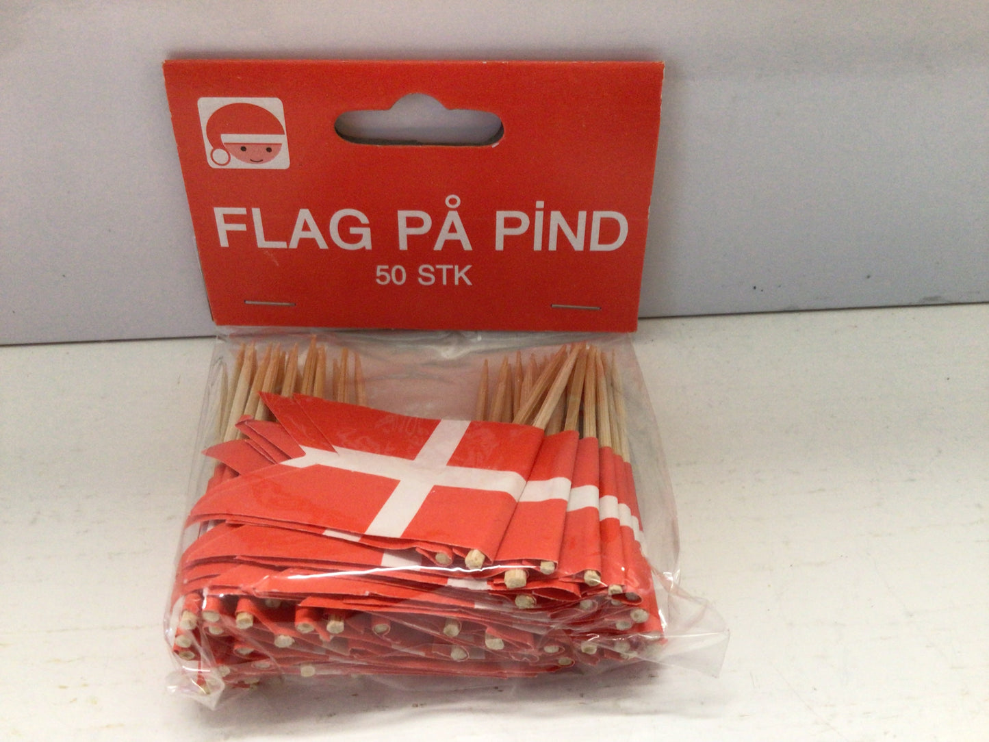 Danish Flags on Toothpicks