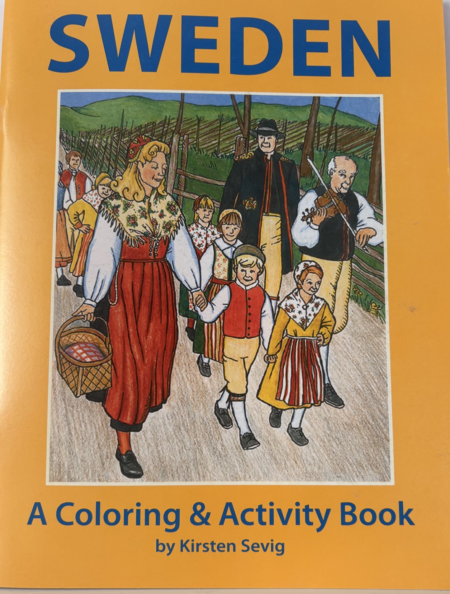 Sweden, A coloring and activity book