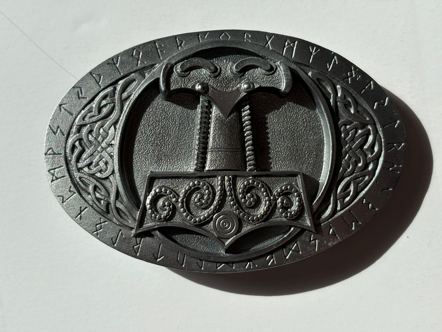 Thor's Hammer Belt Buckle