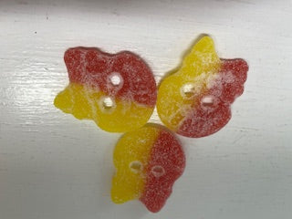 Bubs Fizzy Citrus Raspberry Skulls