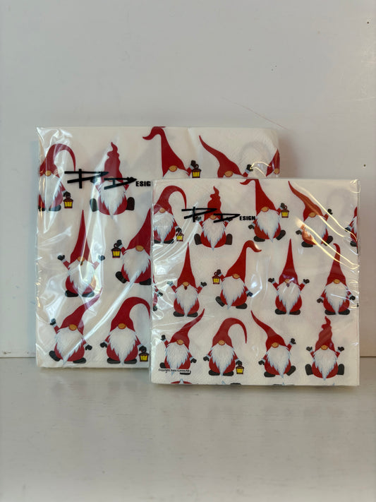 Nisse/Tomte/Tontuu Dressed in Red