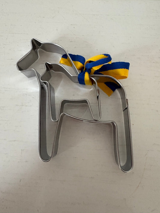 Set of Two Dala Horse Cookie Cutters