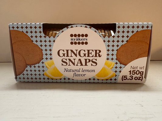 Gingersnaps with Lemon Flavor