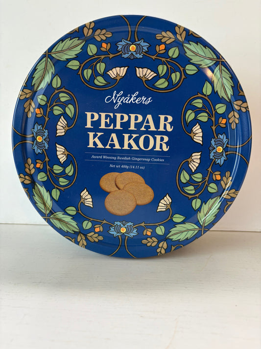 Nyakers Pepparkakor/Pepperkaker in Blue Tin