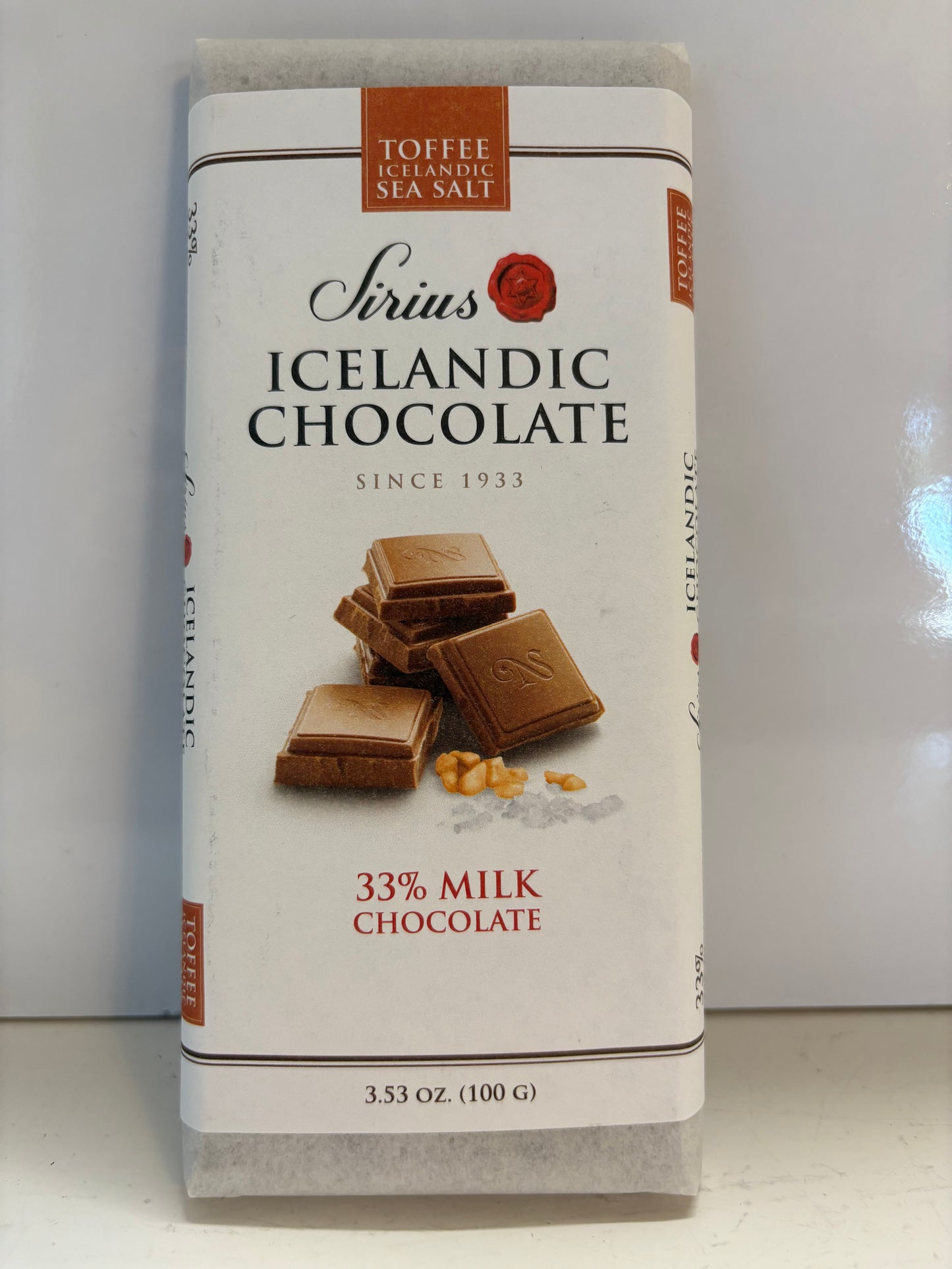 Icelandic Milk Chocolate With Toffee and Sea Salt