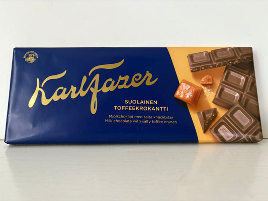 Fazer Milk Chocolate with Salty Toffee Crunch
