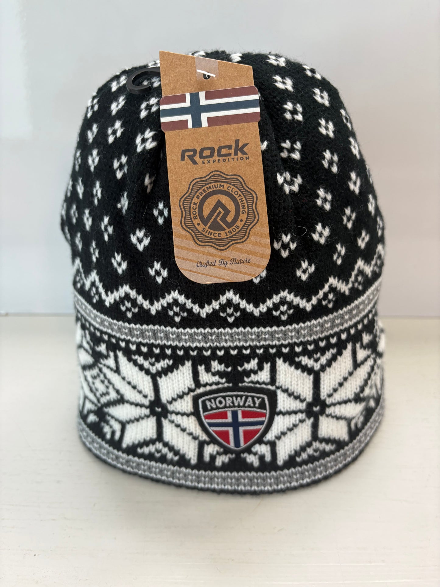 Black Woven Hat From Norway