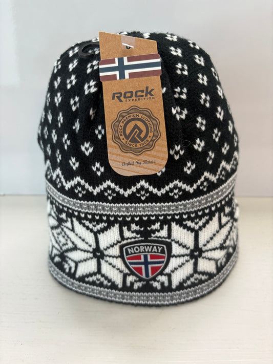 Black Woven Hat From Norway