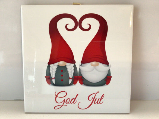Ceramic Tile with God Jul