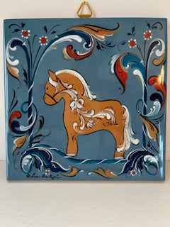 Norwegian Fjord Pony on Ceramic Tile