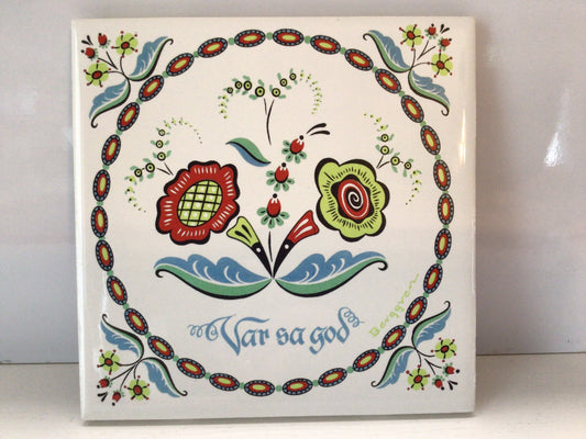 Va sa God, You Are Welcome on a Ceramic Tile