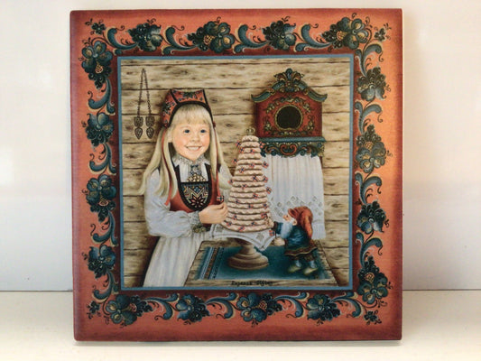 Ceramic Tile with  Kranskage