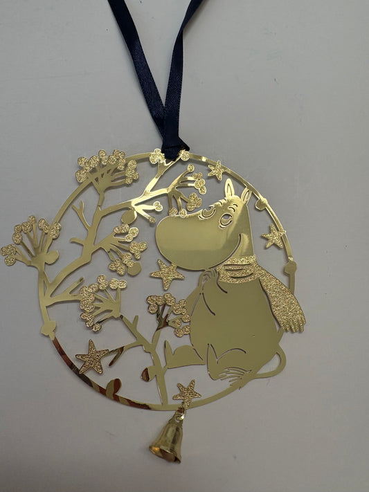 Gold Moomin Hanging Ornament