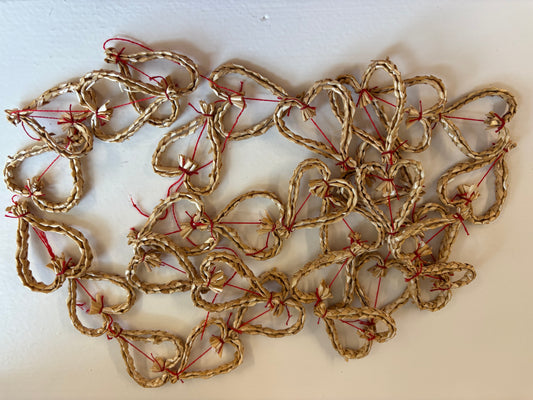 Straw Heart Garland