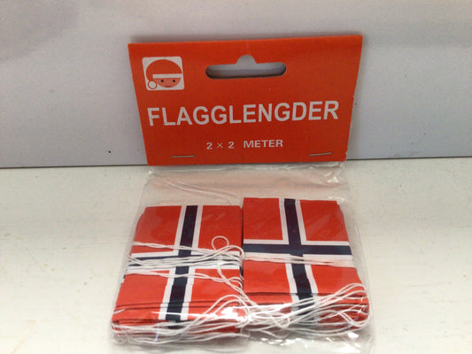 Garland with Norwegian Flags