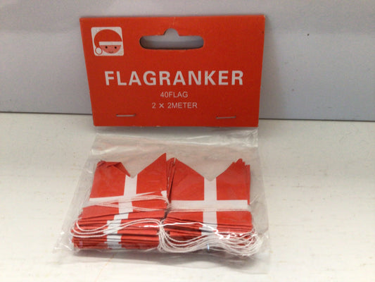 Garland with Danish Flags