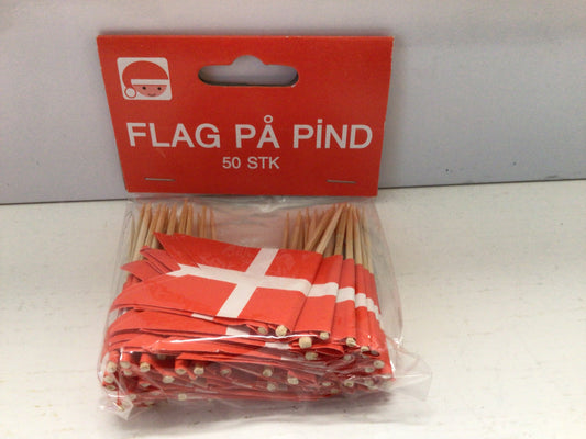 Danish Flags on Toothpicks