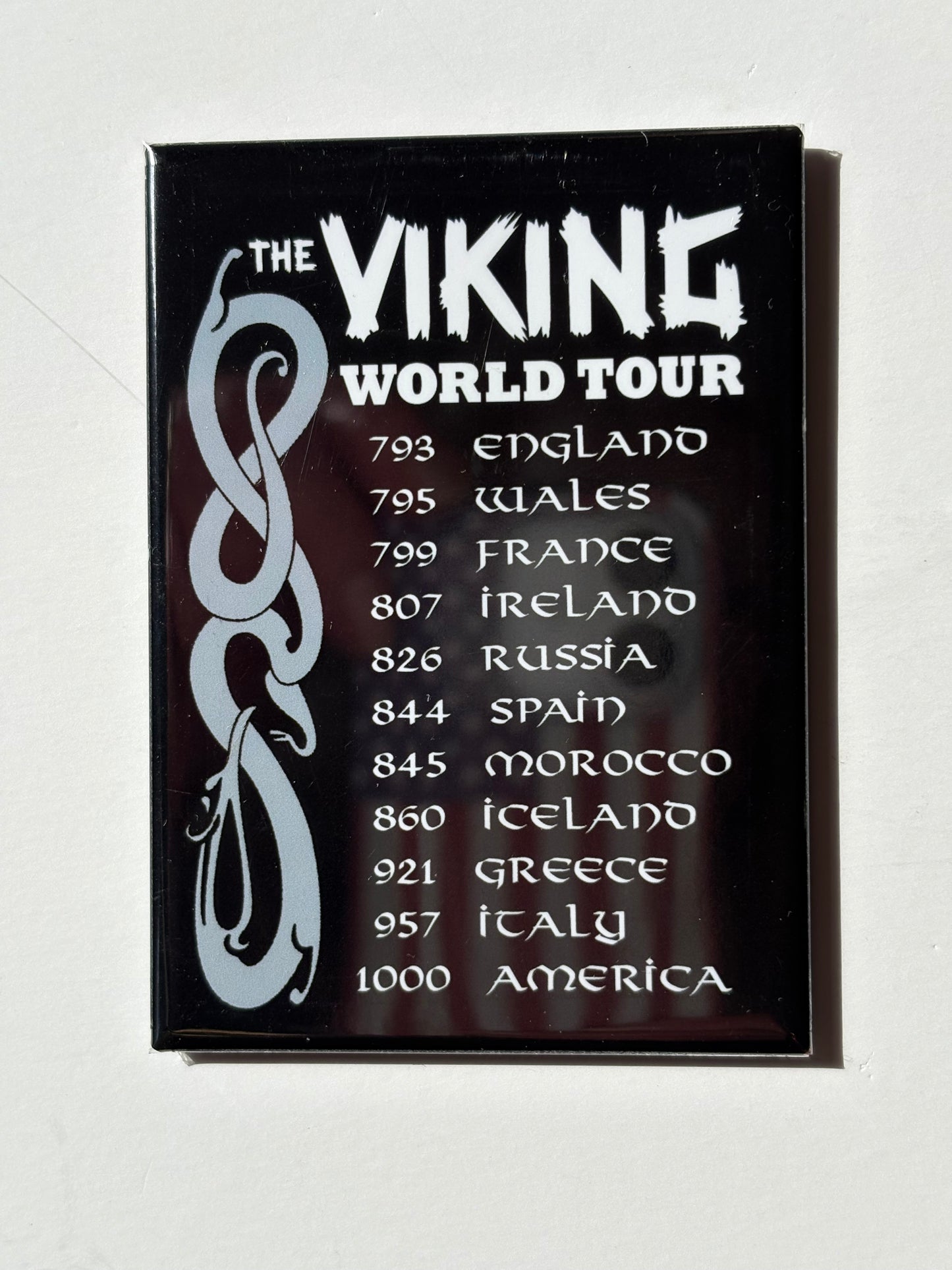 World Tour Viking Magnet