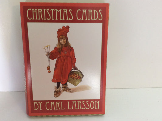Note Cards with Carl Larsson's Apple Girl