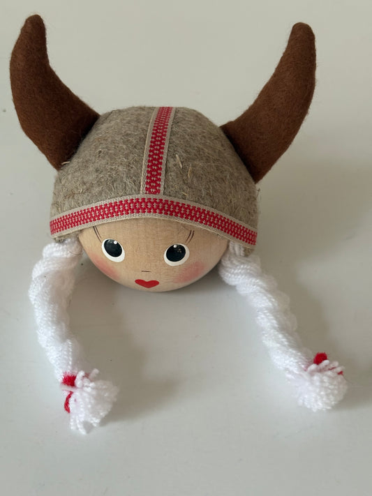 Female Viking Bottle Topper