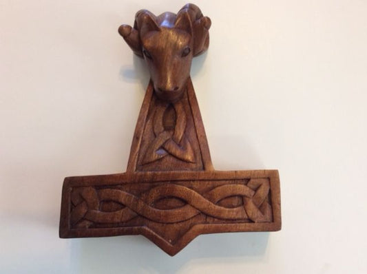 Thor's Hammer With Ram's Head