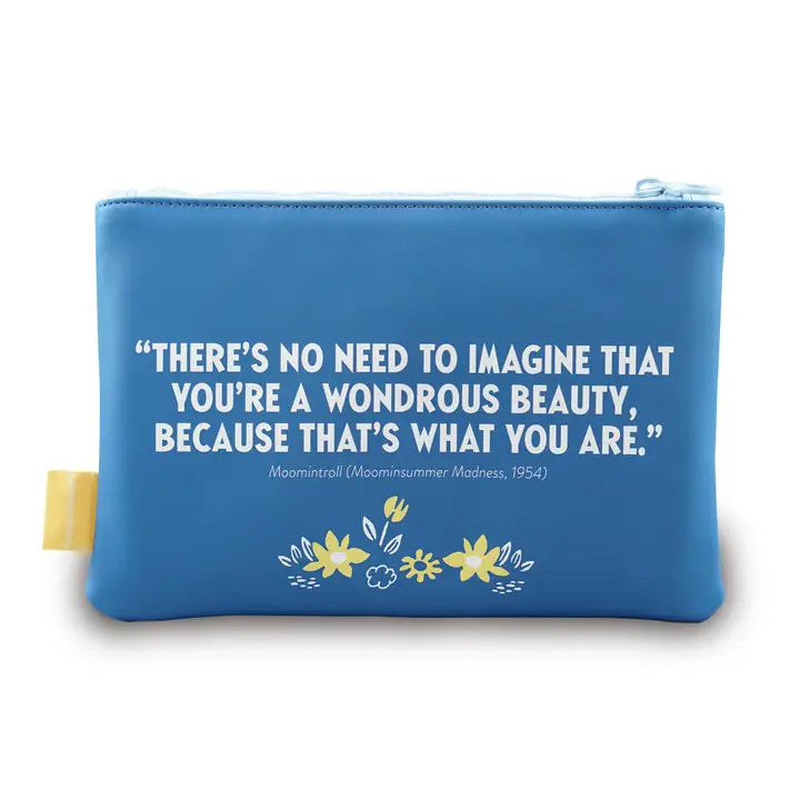 Moomin Daydreaming Travel Pouch - Blue