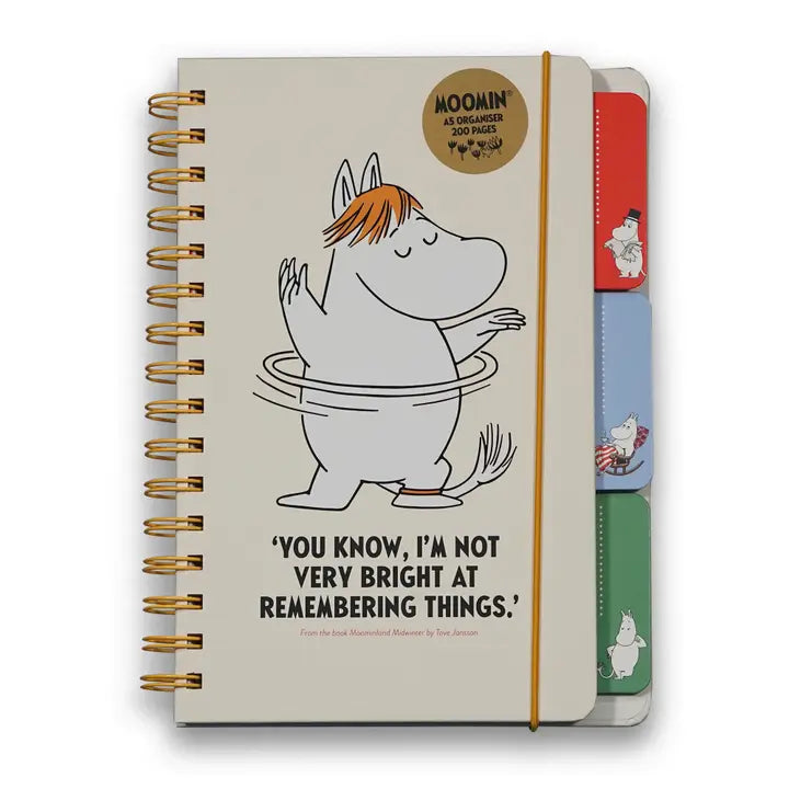 Moomin in A Spin Spiral Notebook - A5