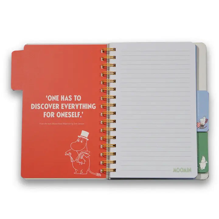 Moomin in A Spin Spiral Notebook - A5