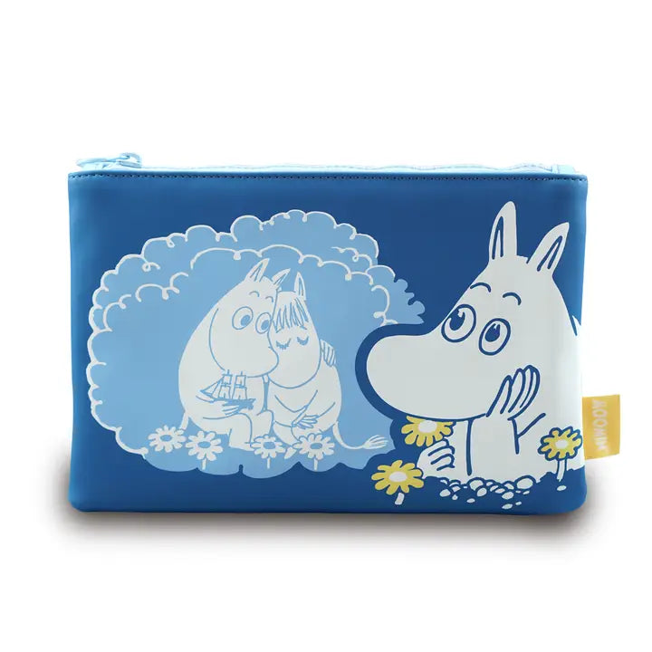 Moomin Daydreaming Travel Pouch - Blue