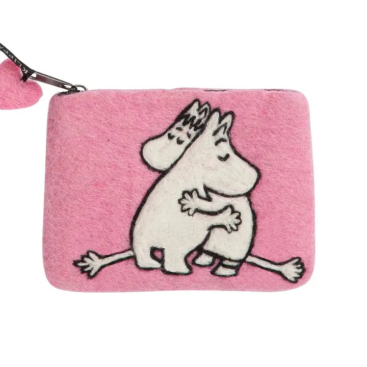 Klippan Moomin Handmade Purse - Pink Love