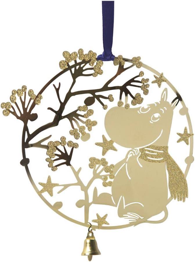 Gold Moomin Hanging Ornament